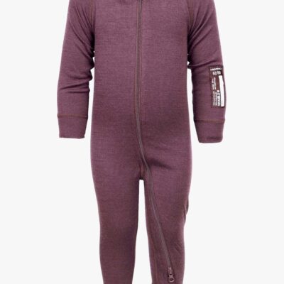 Lindberg Merino Flyverdragt, Dry Rose, 74-80