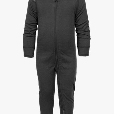 Lindberg Merino Flyverdragt, Black Melange, 50-56