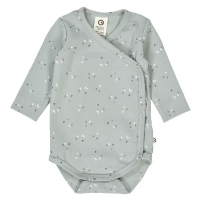 Stars Rib Wrap Body - Jasmin blue/ Walnut/ Stormy blue - 68