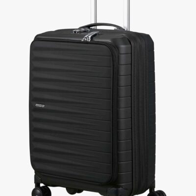 American Tourister FastForward Frontloader Spinner Kuffert 37-44 L, Flash Black