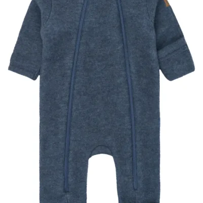 Mikk-Line Uld Dragt - Blue Melange - 74