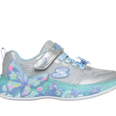 Skechers Butterfly Bliss Sneakers - Silver - 29