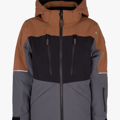 Lindberg Alpine Vinterjakke, Cayenne/Anhracite, 120