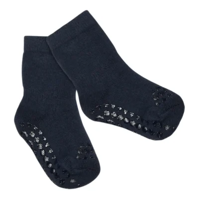 GoBabyGo Skridsikre Strømper Terry Bomuld - Navy Blue - 20/22