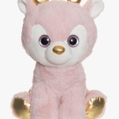Teddykompaniet Bamse 30 cm Dådyr Ronja, Pink