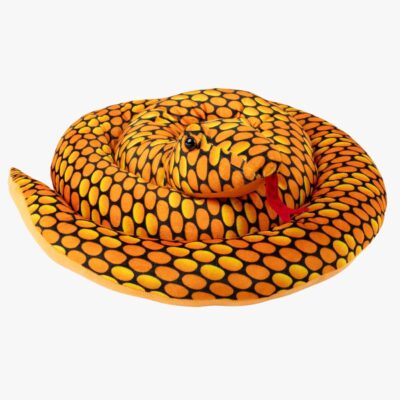 Teddykompaniet Bamse Slange 200 cm, Orange