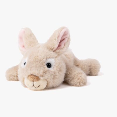 Teddykompaniet Bamse Liggende Kanin 28 cm, Beige
