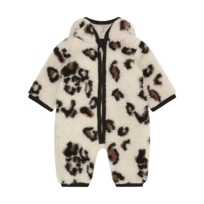Huttelihut Pram Uld Fleece Køredragt - Cement - 68
