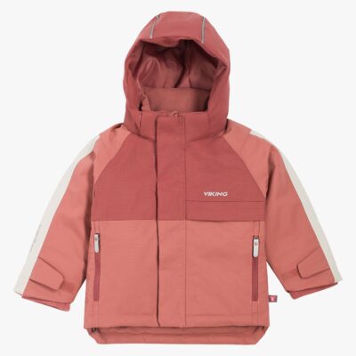 Viking Play Vinterjakke, Pink/Cement, 104