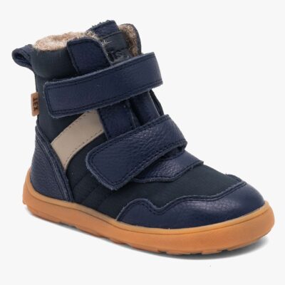 Bisgaard Timo Tex Barefoot Vinterstøvler, Navy, 22