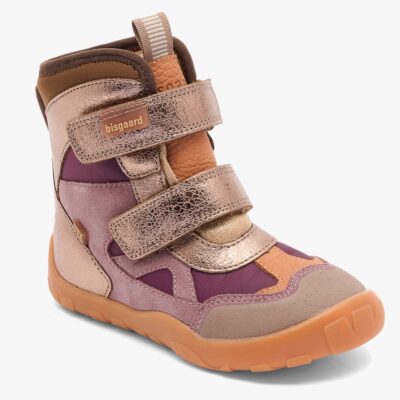 Bisgaard Chad Tex Barefoot Vinterstøvler, Plum, 30