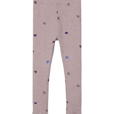 Name It Leggings - Noos - NmfNutti - Burnished Lilac/Hearts