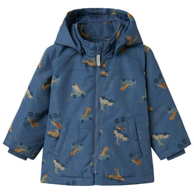 Name It Vinterjakke - Noos - NmmMax - Vintage Indigo/Dino Car