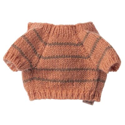 Maileg Hvalpetilbehør - Small - Strikket Sweater - Koral
