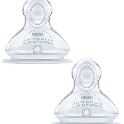 Nuk Flaskesut - First Choice+ - Flow Control - 2 Pak