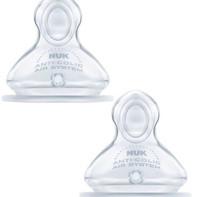 Nuk Flaskesut - First Choice+ - M - 2 Pak
