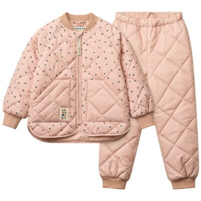 Liewood Termosæt - Quiltet - Zella - Mini Cherry Heart/Rosey