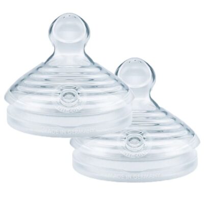 Nuk Flaskesutter - For Nature Teat Silikone - 2 Pak - Size S