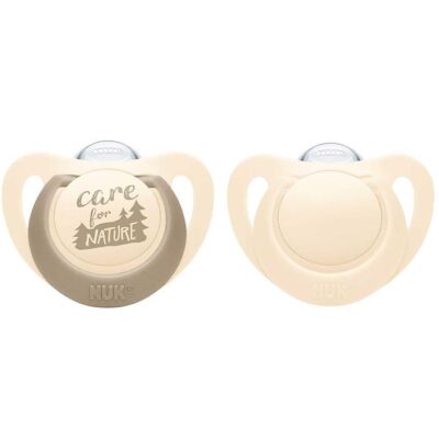 Nuk Sutter - For Nature - 2-pak - Creme