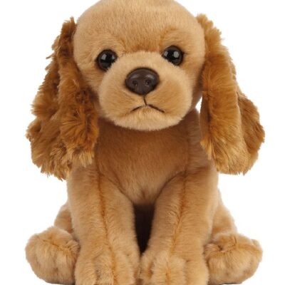 Living Nature Bamse - 16x7 cm - Cocker Spaniel Hundehvalp - Brun