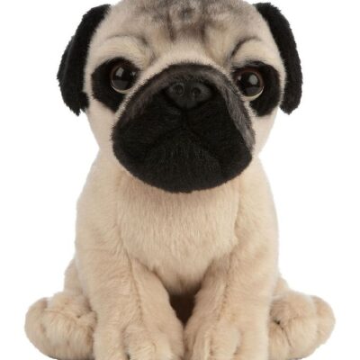 Living Nature Bamse - 16x7 cm - Mops Hundehvalp - Beige