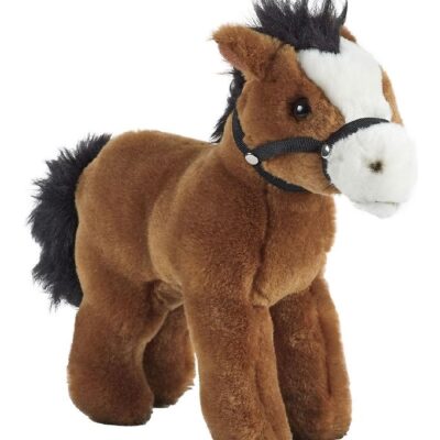 Living Nature Bamse - 18x20 cm - Hest - Brun