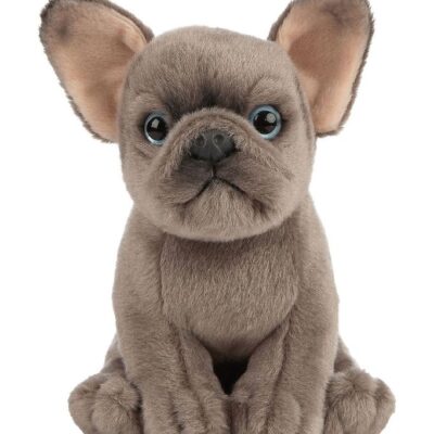 Living Nature Bamse - 18x8 cm - Fransk Bulldog Hvalp - Brun