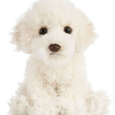 Living Nature Bamse - 15x11 cm - Labradoodle - Hvid