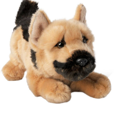 Living Nature Bamse - 24x15 cm - Schæferhund Legesyg Hvalp - Bru