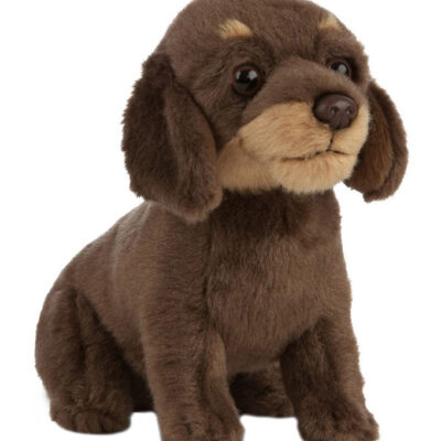 Living Nature Bamse - 27x15 cm - Gravhund-hvalp - Brun