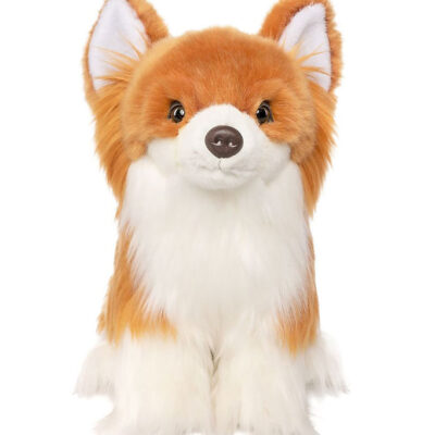 Living Nature Bamse - 27x23 cm - Langhåret Chihuahua - Orange/Hv