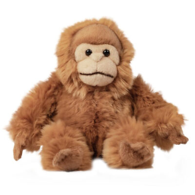Living Nature Bamse - 16x13 cm - Baby Orangutang - Brun