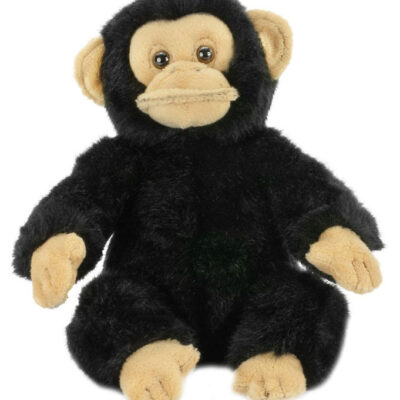 Living Nature Bamse - 15x11 cm - Baby Chimpanse - Sort