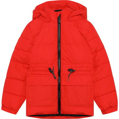 Color Kids Dynejakke - Quiltet - Poppy Red