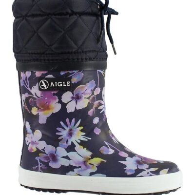 Aigle Termostøvler - Giboulee - Dark Flower
