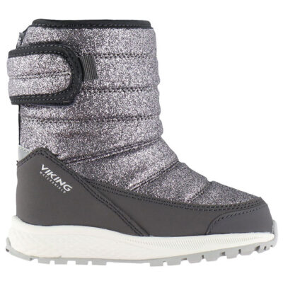 Viking Vinterstøvler - Tex - Equip - Dark Grey m. Glimmer