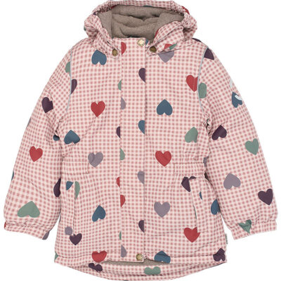Mikk-Line Vinterjakke - Recycled - Heart AOP