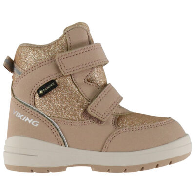 Viking Vinterstøvler - Tex - Fun - Beige m. Glimmer