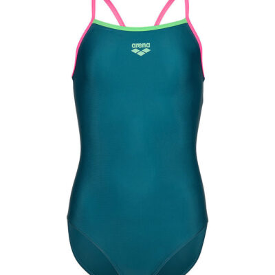 Arena Badedragt - Light Drop - Deep Teel/Shocking Pink/Verbena