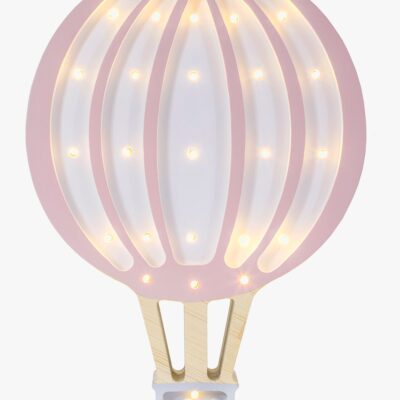 Little Lights Lampe Balloner, Pudderrosa, Børnelampe