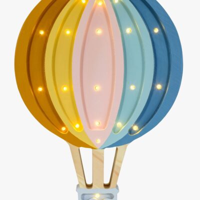 Little Lights Lampe Balloner, Retro Rainbow, Børnelampe