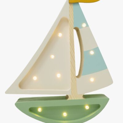 Little Lights Lampe Sejlbåd, Olive Tree, Børnelampe