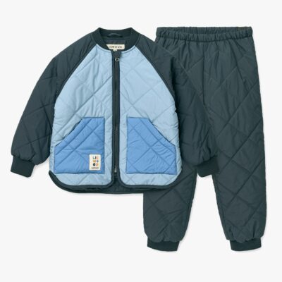 LIEWOOD Zella Termosæt, Beach blue/Classic navy/mix, 128