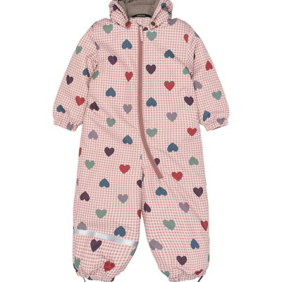 Mikk-Line Flyverdragt - Recycled - Heart AOP