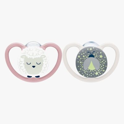 NUK Perfect Match Air Night Sut 2-pak Str. 2, Sheep