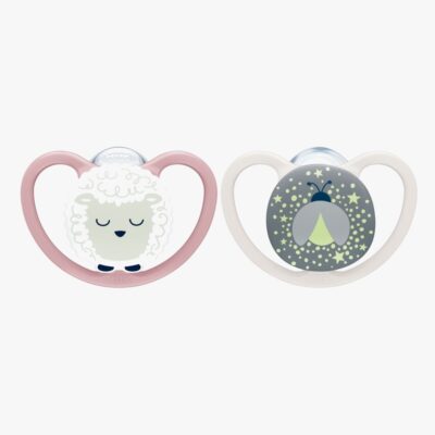 NUK Perfect Match Air Night Sut 2-pak Str. 3, Sheep
