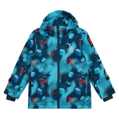 LEGO® Wear Vinterjakke - LWJian 710 - Turkis/Blå/Rød