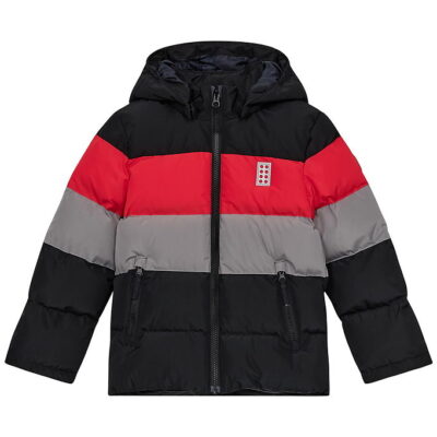 LEGO® Wear Dynejakke - LWJipe 705 - Sort/Rød/Grå