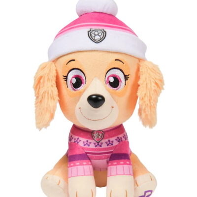 Paw Patrol Bamse m. Lyd - Holiday Music - 20 cm - Skye