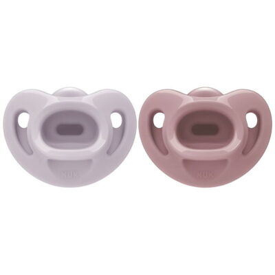 Nuk Sutter - 2-pak - First Choice Soft - Lilla/Rosa
